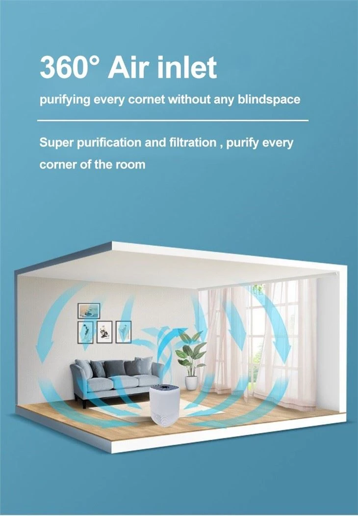 Air Purifier For Table Place HEPA CARBON